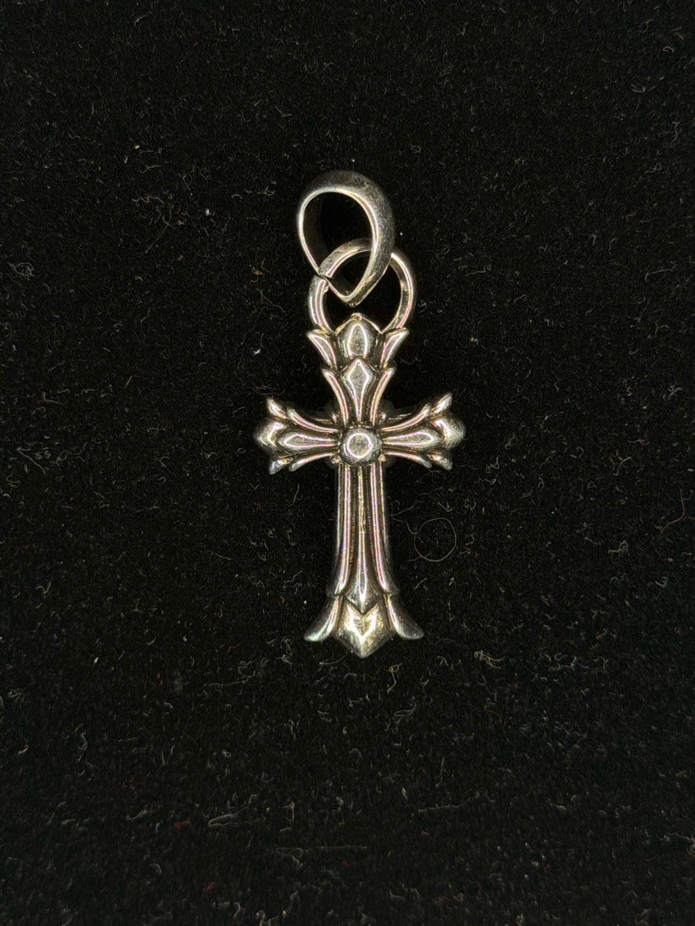 Chrome Hearts Classic Floral Cross Overlap Stack Unisex Pendant